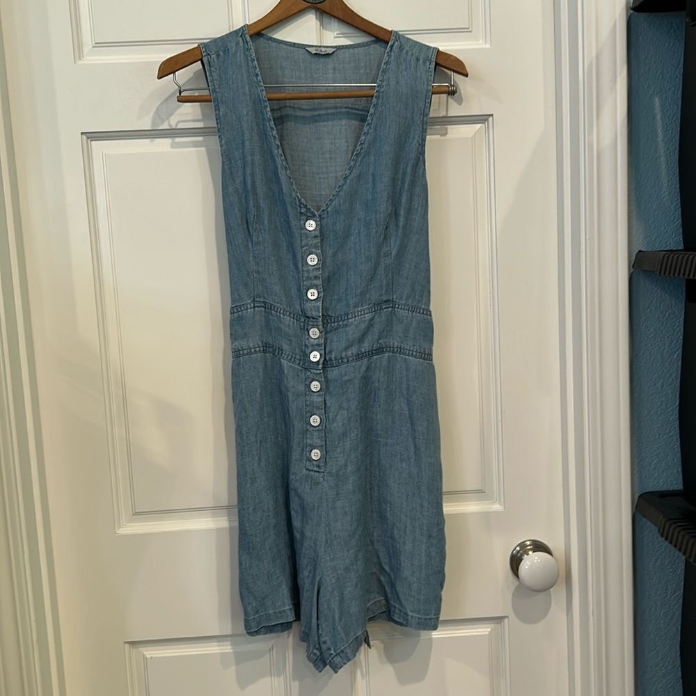 Rails denim Tencel romper size large - Picture 4 of 9